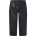 Supreme MM6 Maison Margiela Foil Double Knee Painter Pant - Black (front)