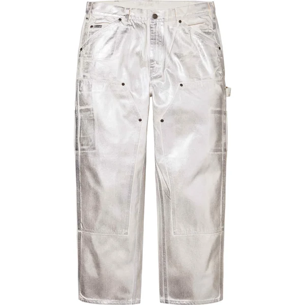 Supreme MM6 Maison Margiela Foil Double Knee Painter Pant - Natural (front)