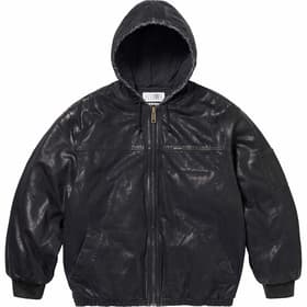 Supreme MM6 Maison Margiela Foil Hooded Work Jacket Black