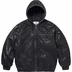 Supreme MM6 Maison Margiela Foil Hooded Work Jacket - Black (front)