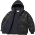 Supreme MM6 Maison Margiela Foil Hooded Work Jacket - Black (front)