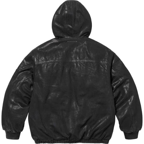 Supreme MM6 Maison Margiela Foil Hooded Work Jacket - Black (front)