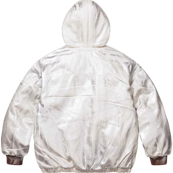 Supreme MM6 Maison Margiela Foil Hooded Work Jacket - Natural (front)