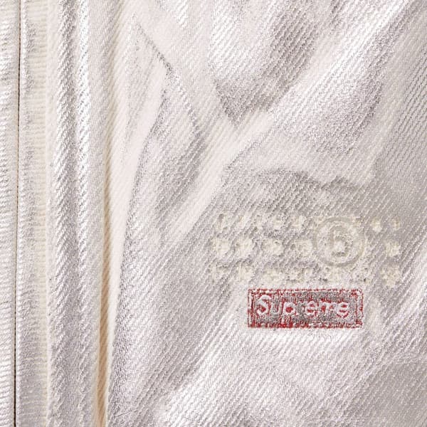 Supreme MM6 Maison Margiela Foil Hooded Work Jacket - Natural (front)