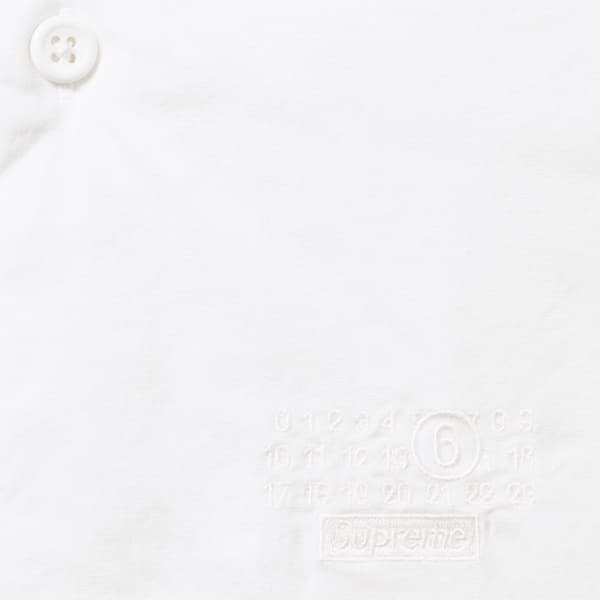 Supreme MM6 Maison Margiela Padded Shirt - White (front)