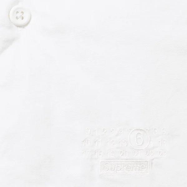 Supreme MM6 Maison Margiela Padded Shirt - White (front)