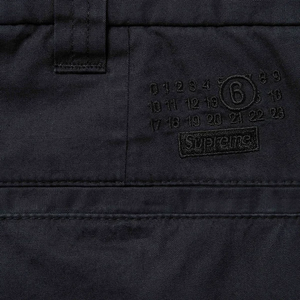 Supreme MM6 Maison Margiela Padded Short - Black (front)