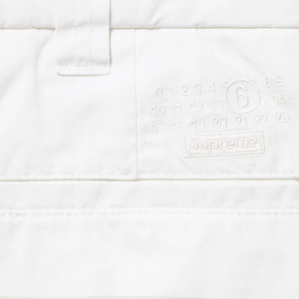 Supreme MM6 Maison Margiela Padded Short - White (front)