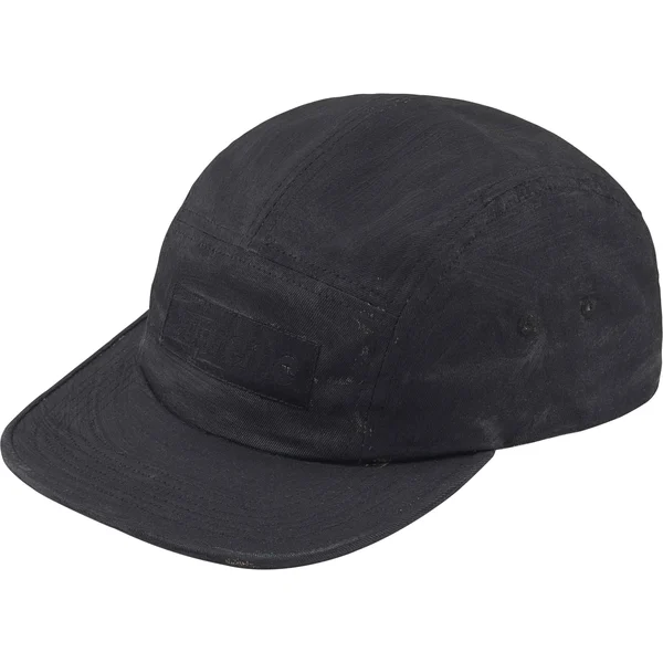 Supreme MM6 Maison Margiela Painted Camp Cap - Black (front)