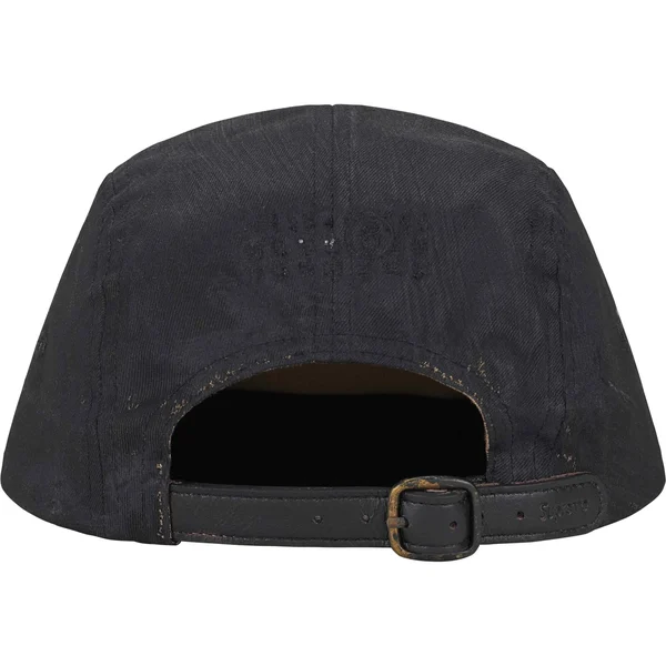 Supreme MM6 Maison Margiela Painted Camp Cap - Black (front)