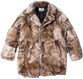 Supreme MM6 Maison Margiela Patchwork Faux Fur Coat