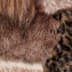 Supreme MM6 Maison Margiela Patchwork Faux Fur Coat - Brown (front)