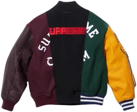 Supreme MM6 Maison Margiela Split Varsity Jacket