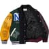 Supreme MM6 Maison Margiela Split Varsity Jacket - Multicolor (front)