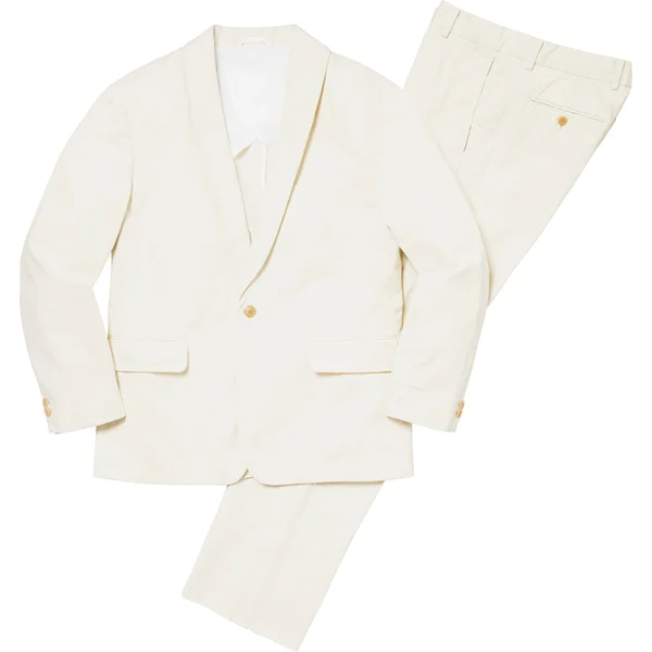Supreme MM6 Maison Margiela Washed Cotton Suit - Cream (front)