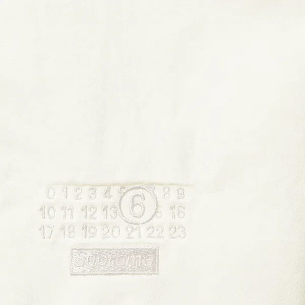 Supreme MM6 Maison Margiela Washed Cotton Suit - Cream (front)