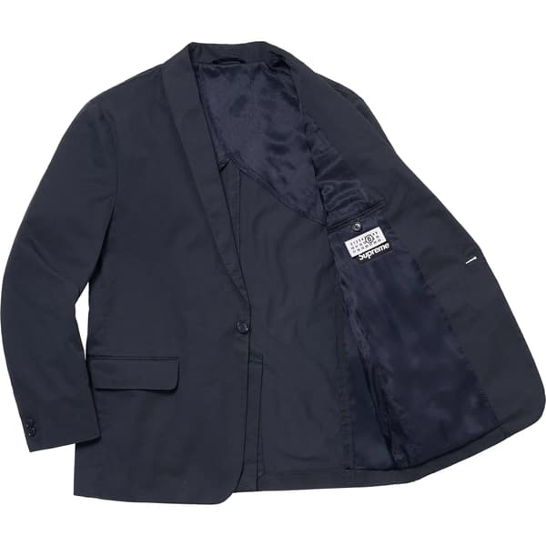 Supreme MM6 Maison Margiela Washed Cotton Suit - Navy (front)