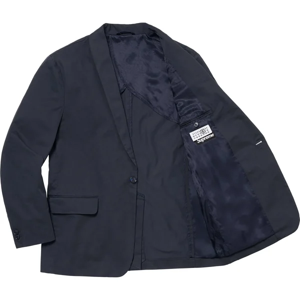 Supreme MM6 Maison Margiela Washed Cotton Suit - Navy (front)