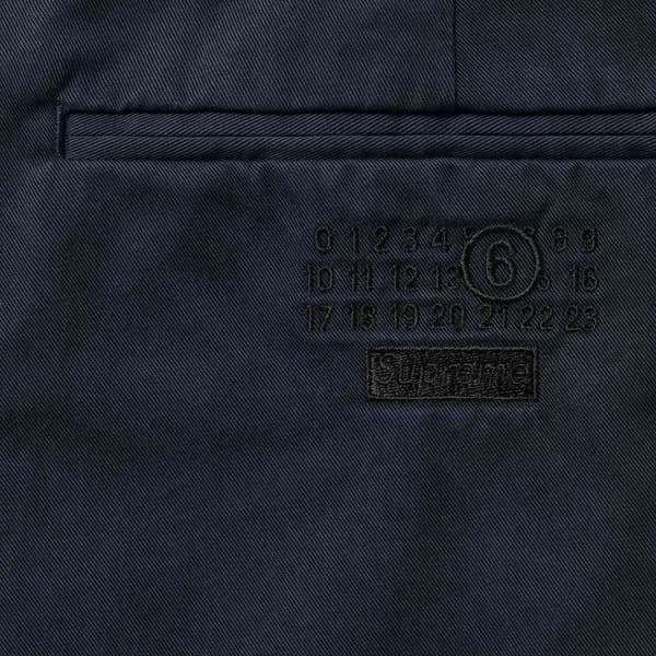 Supreme MM6 Maison Margiela Washed Cotton Suit - Navy (front)