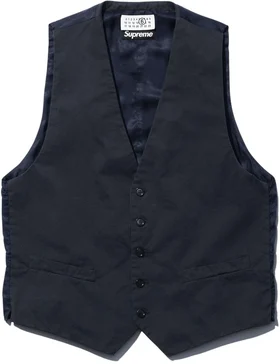 Supreme MM6 Maison Margiela Washed Cotton Suit Vest