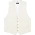 Supreme MM6 Maison Margiela Washed Cotton Suit Vest - Cream (front)