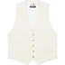 Supreme MM6 Maison Margiela Washed Cotton Suit Vest - Cream (front)