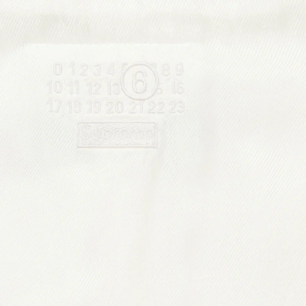 Supreme MM6 Maison Margiela Washed Cotton Suit Vest - Cream (front)