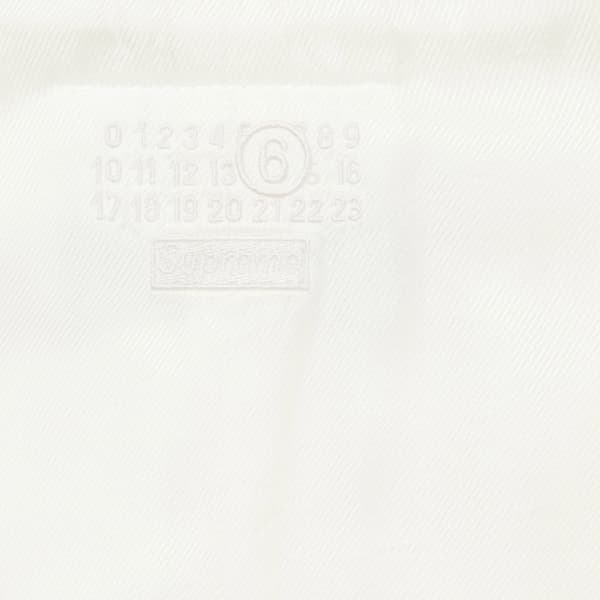 Supreme MM6 Maison Margiela Washed Cotton Suit Vest - Cream (front)