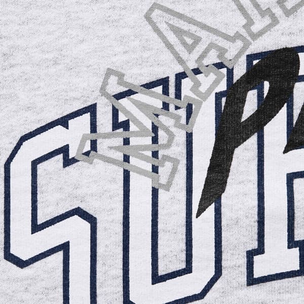 Supreme MM6 Maison Margiela Zip Up Hooded Sweatshirt - Ash Grey (front)