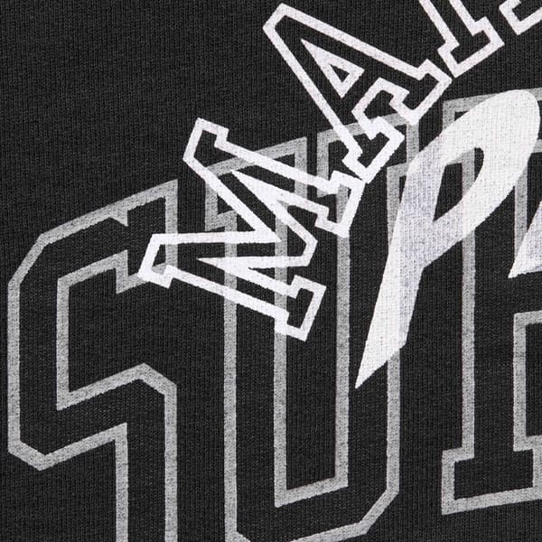 Supreme MM6 Maison Margiela Zip Up Hooded Sweatshirt - Black (front)