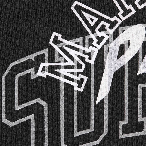 Supreme MM6 Maison Margiela Zip Up Hooded Sweatshirt - Black (front)