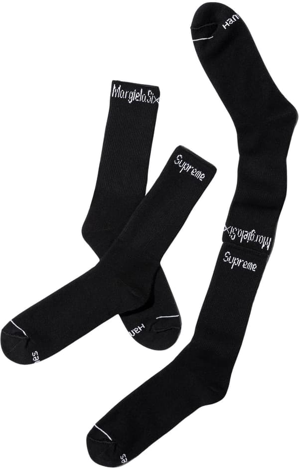 Supreme MM6 Maison Margiela/Hanes Crew Socks (1 Pack) - Product Image