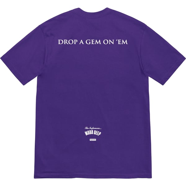 Supreme Mobb Deep Dragon Tee - Purple (front)