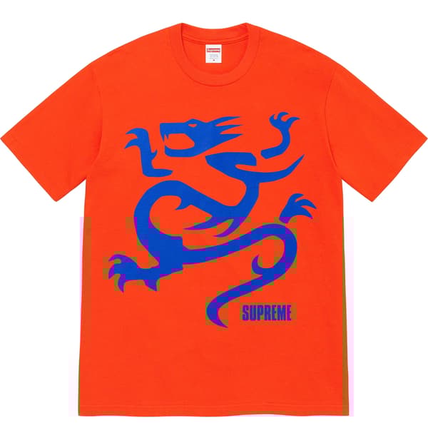 Supreme Mobb Deep Dragon Tee - Tomato (front)
