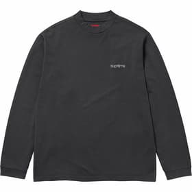 Supreme Mock Neck L/S Top Black