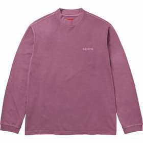 Supreme Mock Neck L/S Top Dusty Plum
