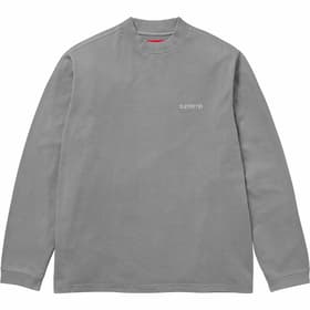 Supreme Mock Neck L/S Top Grey