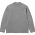 Supreme Mock Neck L/S Top - Grey (front)