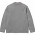 Supreme Mock Neck L/S Top - Grey (front)