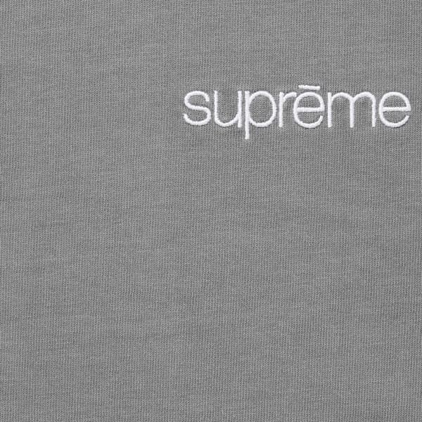 Supreme Mock Neck L/S Top - Grey (front)