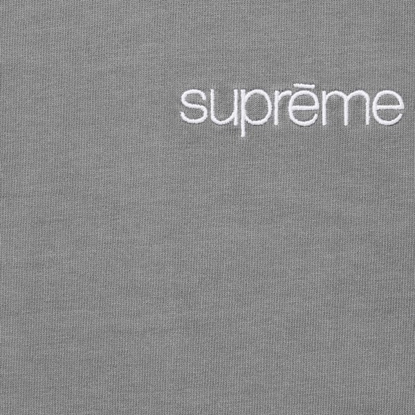 Supreme Mock Neck L/S Top - Grey (front)