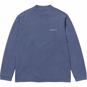 Supreme Mock Neck L/S Top Navy
