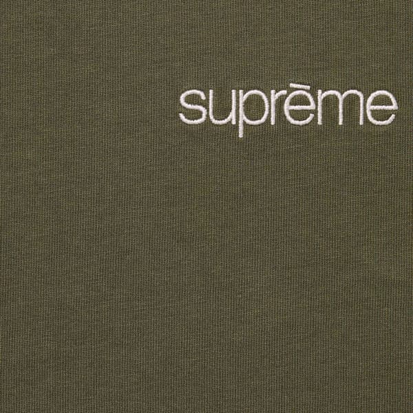 Supreme Mock Neck L/S Top - Olive (front)