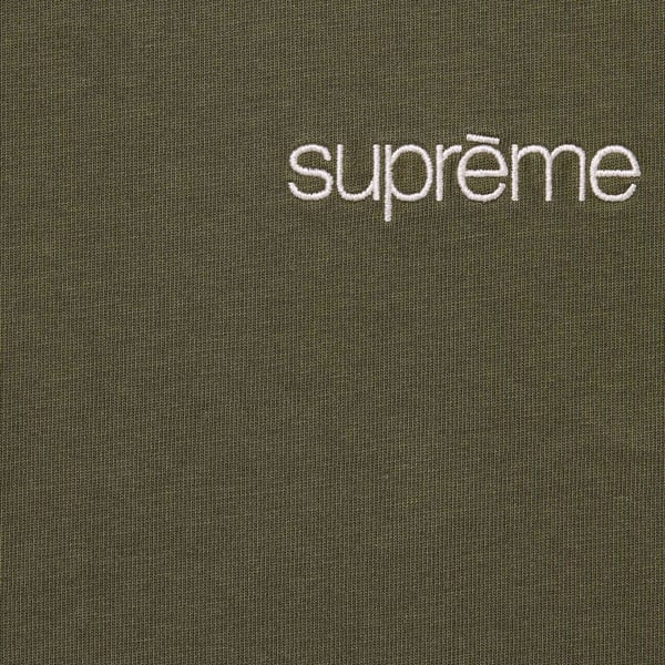 Supreme Mock Neck L/S Top - Olive (front)