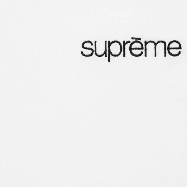 Supreme Mock Neck L/S Top - White (front)