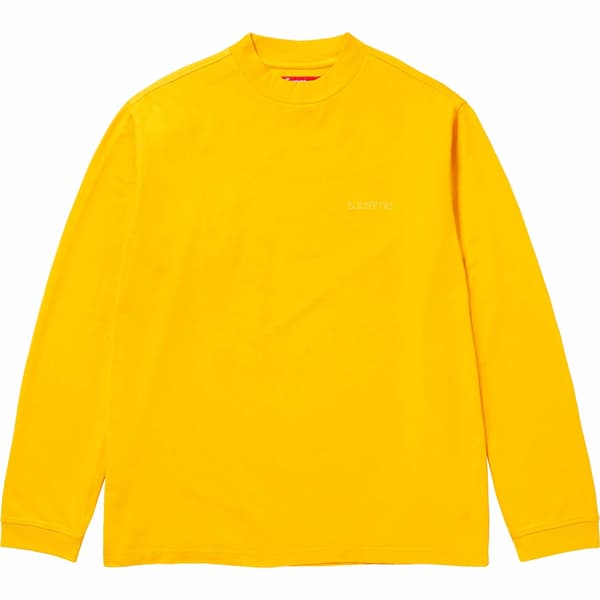 Supreme Mock Neck L/S Top - Yellow (front)