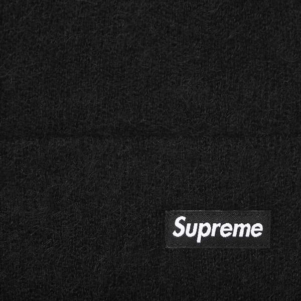 Supreme Mohair Beanie - Black (front)