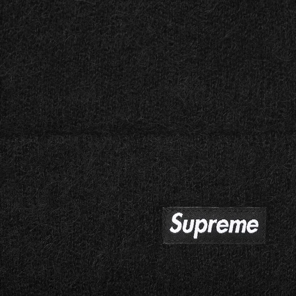 Supreme Mohair Beanie - Black (front)