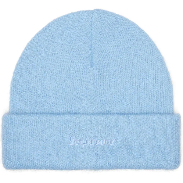 Supreme Mohair Beanie - Blue (front)