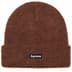Supreme Mohair Beanie - Dark Brown (front)